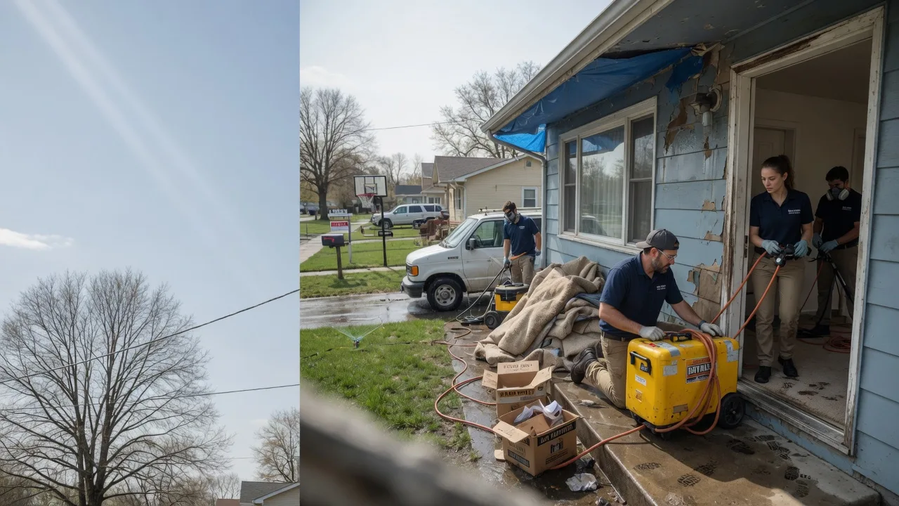Basement Flood Cleanup in Hutsonville, IL near me